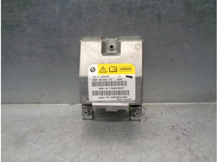 Replacement airbag control unit for BMW 5 Series Saloon (E60) 530d OEM IAM reference 65776945156 S1694515601E 