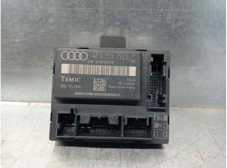 Replacement central locking unit for Audi A6 Avant (4F5) 2.0 16V TFSI OEM IAM reference 4F0959792E TEMIC