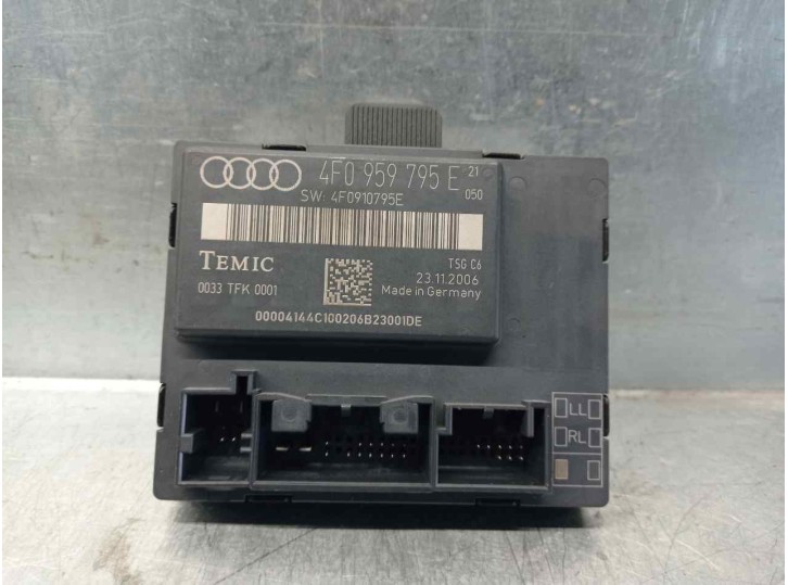 Replacement central locking unit for Audi A6 Avant (4F5) 2.0 16V TFSI OEM IAM reference 4F0959795E TEMIC