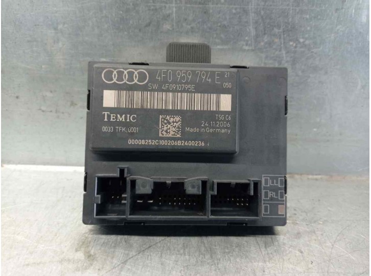 Recambio de centralita cierre para audi a6 avant (4f5) 2.0 16v tfsi referencia OEM IAM 4F0959794E TEMIC