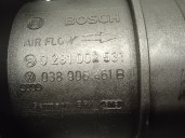 Recambio de caudalimetro para skoda octavia berlina (1z3) 1.9 tdi dpf referencia OEM IAM 038905461B 0281002531 BOSCH