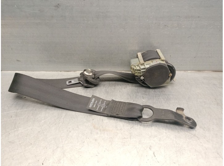 Replacement front left seat belt for Nissan Qashqai (J10) 2.0 dCi turbodiesel cat OEM IAM reference 86884JD0