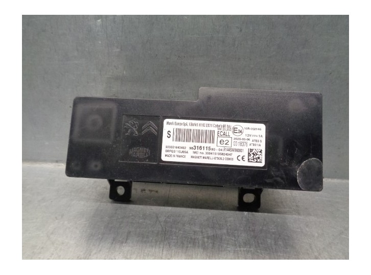 Recambio de modulo electronico para peugeot 2008 (p1) 1.5 blue-hdi fap referencia OEM IAM 9831611580  