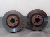 Replacement front brake disc for Renault Koleos 2.0 dCi diesel FAP OEM IAM reference 402069828R 
