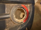 Recambio de paragolpes trasero para ssangyong actyon 2.0 td cat referencia OEM IAM 7881031412ABT NEGRO TEXTURADO 5 PUERTAS