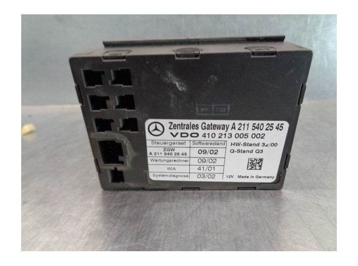 Recambio de modulo electronico para mercedes-benz clase e (w211) berlina 2.7 cdi cat referencia OEM IAM A2115402545 410213005002