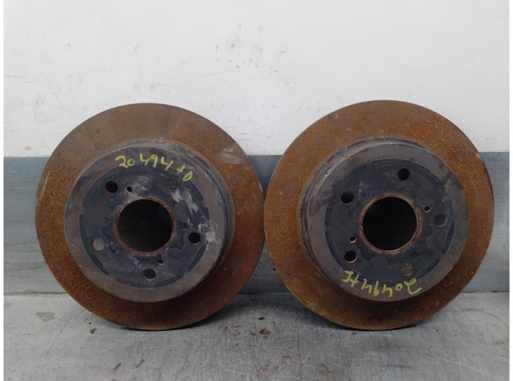 Recambio de disco freno trasero para toyota c-hr referencia OEM IAM 4243178010  