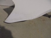 Replacement front left fender for Hyundai Accent (MC) 1.4 CAT OEM IAM reference 663111E300 WHITE 