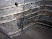 Recambio de paragolpes delantero para ford transit, caja cerrada 86/92 2.5 diesel referencia OEM IAM 4890691 GRIS TEXTURADO 