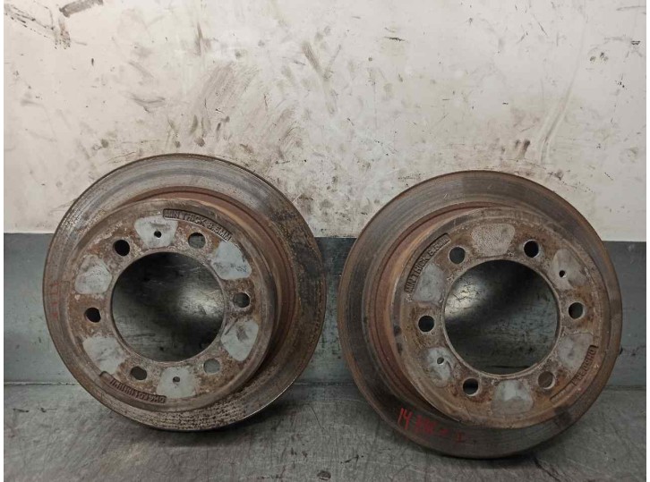 Recambio de disco freno trasero para ssangyong musso 2.9 turbodiesel cat referencia OEM IAM   