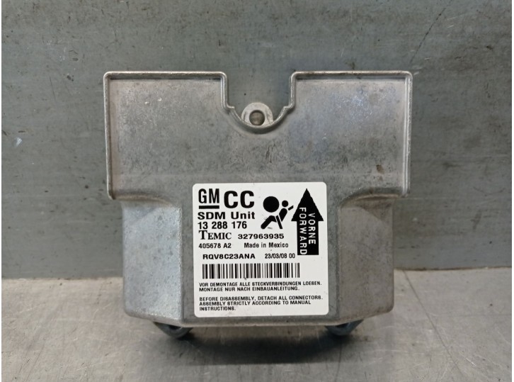 Recambio de centralita airbag para opel astra h ber. 1.7 16v cdti referencia OEM IAM 13288176 327963935