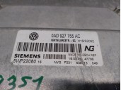 Recambio de centralita cambio automatico para volkswagen touareg (7la) 2.5 tdi referencia OEM IAM 0AD927755AC 5WP22080 SIEMENS