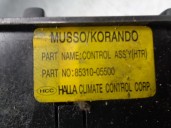 Replacement heater / air conditioning control for SsangYong Musso 2.9 turbodiesel CAT OEM IAM reference 8531005500 