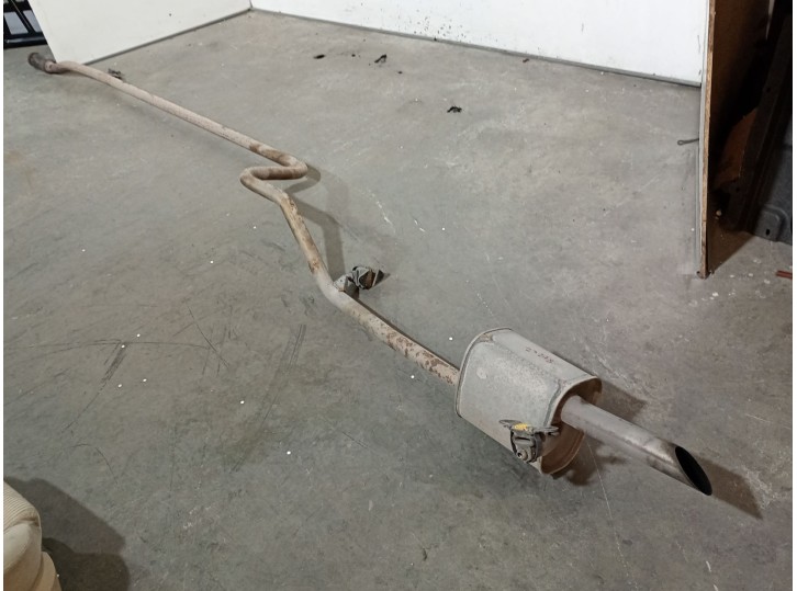 Replacement complete exhaust pipe for Citroën C-Elysée 1.6 HDi FAP OEM IAM reference PSA4366 1609988580 