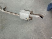 Replacement complete exhaust pipe for Citroën C-Elysée 1.6 HDi FAP OEM IAM reference PSA4366 1609988580 