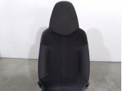 Recambio de asiento delantero derecho para citroën c1 1.0 cat (384f) referencia OEM IAM 4552687 TELA NEGRA 3 PUERTAS