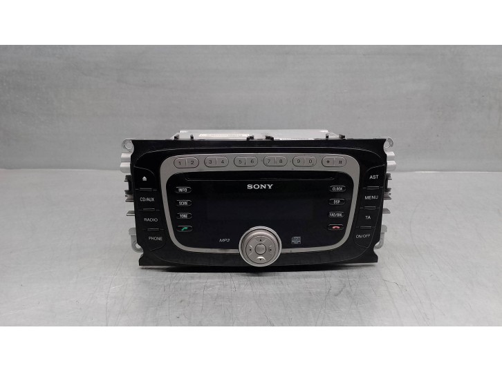 Replacement audio system / CD radio for Ford Focus lim. (CB4) 1.6 TDCi cat OEM IAM reference 6M2F18C821AG 