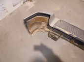 Recambio de paragolpes trasero para ssangyong musso 2.9 turbodiesel cat referencia OEM IAM  GRIS 5 PUERTAS