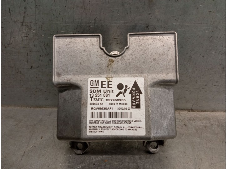 Recambio de centralita airbag para opel astra h ber. 1.6 16v referencia OEM IAM 405678A1 RQV6M30AF1 327963935