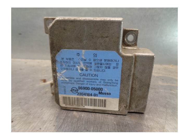 Recambio de centralita airbag para ssangyong musso 2.9 turbodiesel cat referencia OEM IAM 8690005800 220418401 