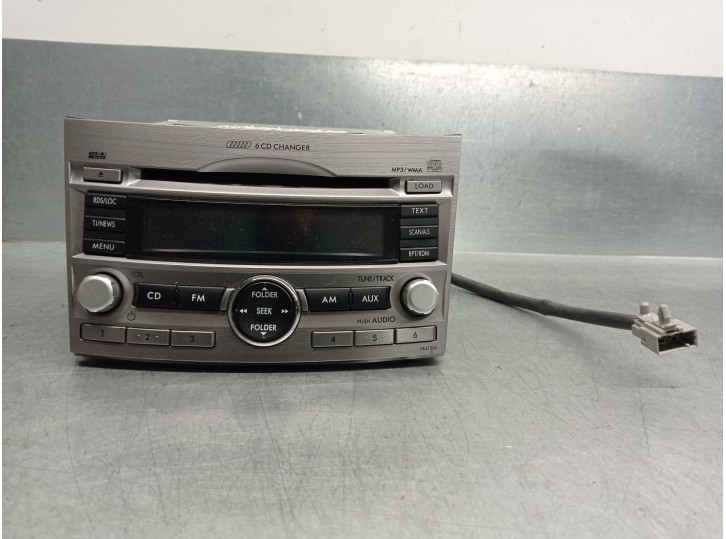 Recambio de sistema audio / radio cd para subaru legacy kombi/outback b14 2.0 diesel cat referencia OEM IAM 86201AJ410 