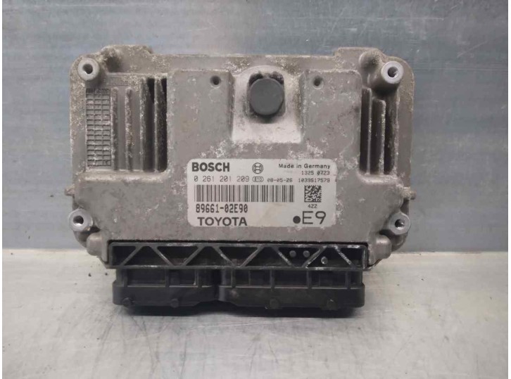 Recambio de centralita motor uce para toyota auris 1.4 16v cat referencia OEM IAM 8966102E90 0261201209 BOSCH