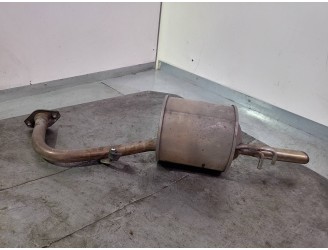 Recambio de tubo escape trasero para toyota yaris 1.0 cat referencia OEM IAM 10Q02 174300Q070 CESTA 6