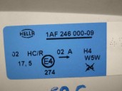 Recambio de faro izquierdo para skoda felicia berlina ( 791) 1.6 cat referencia OEM IAM 1AF24600009 1AF246000091 HELLA