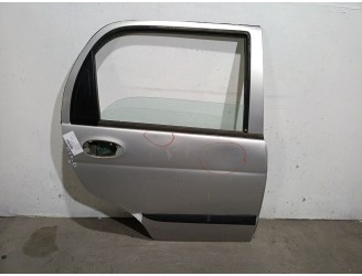 Recambio de puerta trasera derecha para daewoo matiz 0.8 cat referencia OEM IAM 96562538 GRIS 5 PUERTAS