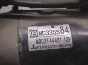 Replacement starter motor for Mitsubishi Galant saloon (EA0) 2000 GLS climate control OEM IAM reference MD335584 M003T44481 MITS