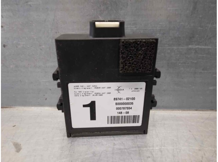Replacement central locking unit for Toyota Auris 1.4 16V CAT OEM IAM reference 8974102100 S000000035 VALEO