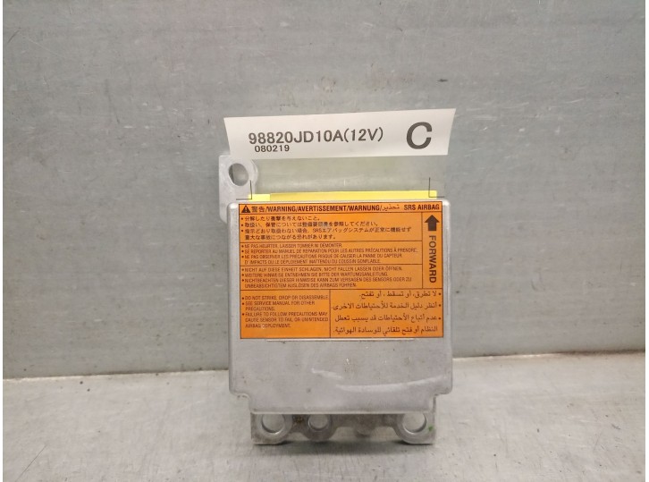Recambio de centralita airbag para nissan qashqai (j10) 2.0 dci turbodiesel cat referencia OEM IAM 98820JD10A  