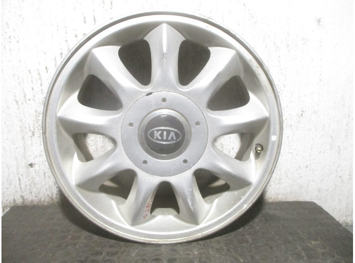 Recambio de llanta para kia carnival ii 2.9 crdi cat referencia OEM IAM 529103F000 R166.5JX16OFFET46 ALUMINIO 9P