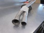 Recambio de tubo escape central para peugeot 405 berlina sri climatisee referencia OEM IAM 1717E9 FG13230 DURAMAS