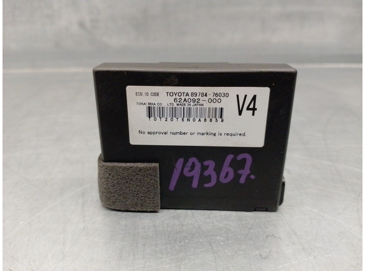 Recambio de centralita inmovilizador para lexus ct 200h referencia OEM IAM 8978476030 62A092000 