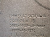 Recambio de bandeja trasera para bmw 5 (f10) 530 d referencia OEM IAM 7222131 51477222131 