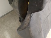 Recambio de asientos traseros para lexus ct 200h referencia OEM IAM 4894348 TELA NEGRA 5 PUERTAS