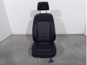 Replacement front right seat for BMW 1 Series Cabriolet (E88) 2.0 Turbodiesel CAT OEM IAM reference 52107247223 BLACK FABRIC