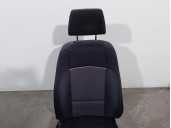 Replacement front right seat for BMW 1 Series Convertible (E88) 2.0 turbodiesel cat OEM IAM reference 52107247223 BLACK FABRIC