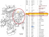 Replacement flywheel for Volvo 340-360 (343, 345) 2.0 OEM IAM reference 203343 3289104 