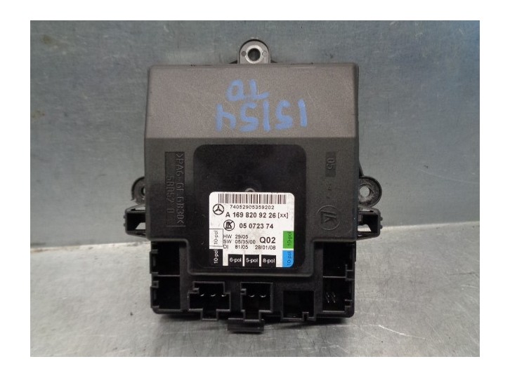 Recambio de centralita cierre para mercedes-benz clase b (w245) 200 (245.233) referencia OEM IAM A1698209226 05072374 LK