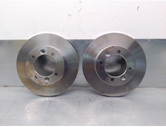 Recambio de disco freno trasero para renault 19 (b/c/l53) referencia OEM IAM 6010113 TEKNO BRAKE