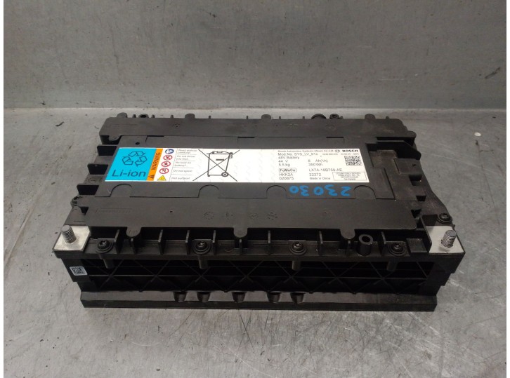 Recambio de bateria para ford fiesta vii (hj, hf) 1.0 ecoboost mhev referencia OEM IAM LX7A10B759AE LX7A10B759BD 