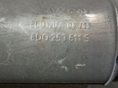 Recambio de tubo escape trasero para audi a4 b5 avant (8d5) 1.9 tdi referencia OEM IAM 8D0253611S 