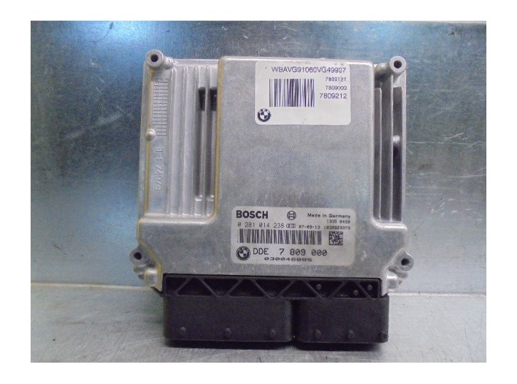 Recambio de centralita motor uce para bmw serie 3 berlina (e90) 320d referencia OEM IAM 7809000 0281014238 BOSCH