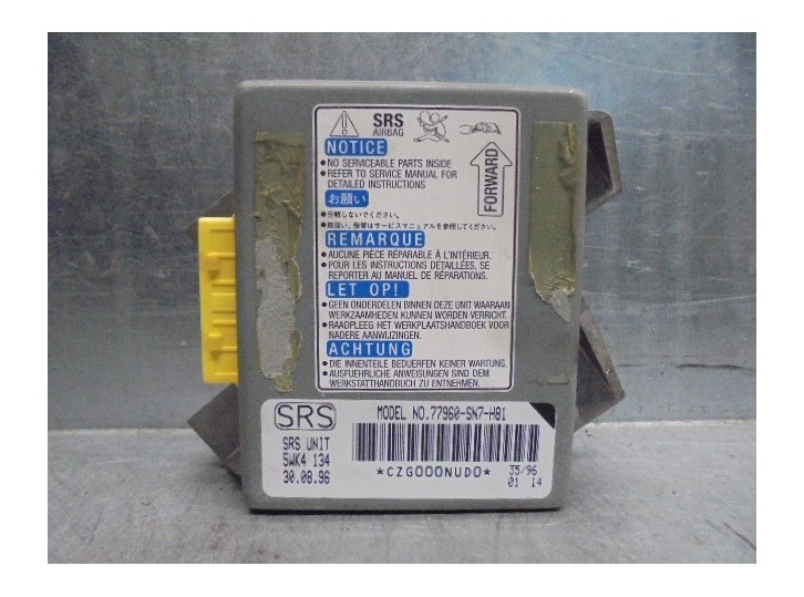 Recambio de centralita airbag para mg serie 600 (rh) 2.0 turbodiesel referencia OEM IAM 77960SN7H81 5WK4134 