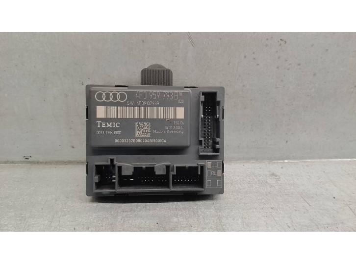 Recambio de centralita cierre para audi a6 berlina (4f2) 3.0 v6 24v tdi referencia OEM IAM 4F0959793C 0033TFK0001 TEMIC