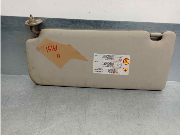 Recambio de parasol derecho para nissan patrol gr (y61) comfort referencia OEM IAM   