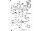 Replacement rear left upper suspension arm for Mazda CX-5 2.2 turbodiesel CAT OEM IAM reference KD3528250C 