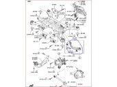 Replacement rear right upper suspension arm for Mazda CX-5 2.2 turbodiesel CAT OEM IAM reference KD3528C10 